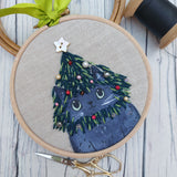 Christmas Cat art
