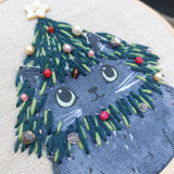 Christmas Cat art
