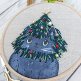 Christmas Cat art