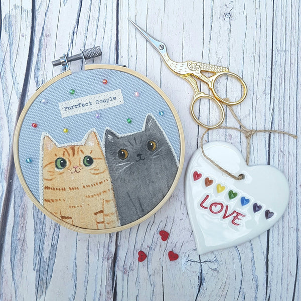 Cat Couple gift - Purrfect Couple - BoxRoomBazaar