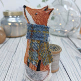 Fabric Fox ornament