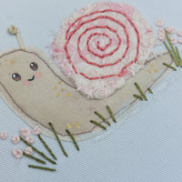 Cute snail hoop art - BoxRoomBazaar