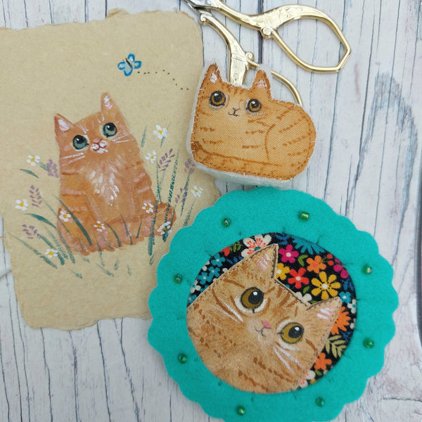 Ginger cat trio - cat lover gift box