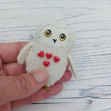 Love heart owl giftset