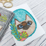 Siamese cat decoration and mini art