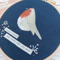 Robin hoop art. Robins appear when loved ones are near