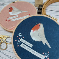 Robin hoop art. Robins appear when loved ones are near