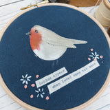 Robin hoop art. Robins appear when loved ones are near