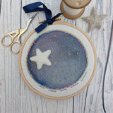 Star hoop art