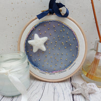 Star hoop art