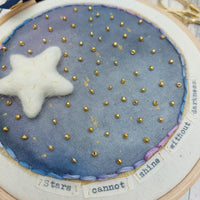 Star hoop art