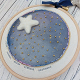 Star hoop art