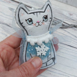 Snow flake kitty - cute winter decor