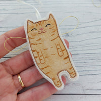 Flying cat decoration