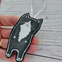 Flying cat decoration