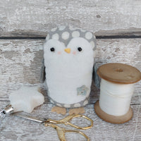 Cute fabric penguin ornament