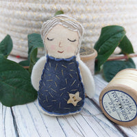 Tiny fabric angel