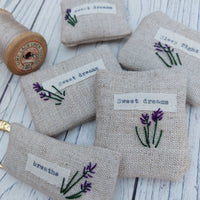 Tiny lavender pillows