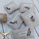 Tiny lavender pillows