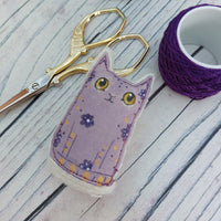 Tiny fabric cat ornament