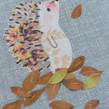 Hedgehog hoop art. Autumn Hedgehog