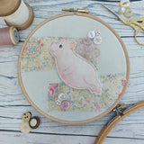 Pigs might fly. Flying Pig hoop art