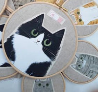 Personalised cat portrait  - larger size
