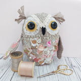 Pretty fabric owl
