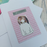 Cats in wigs ACEO greeting cards -Postage Included