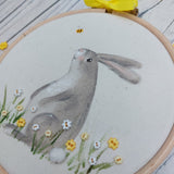 Rabbit hoop art