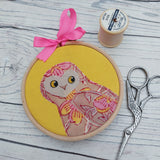 Colourful owl art