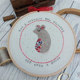 Festive mouse wall decor