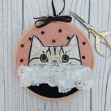 Cat in a ruff wall art