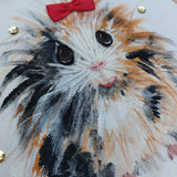 Bad Hair Day - guinea pig hoop art