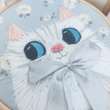 Pretty wool cat art
