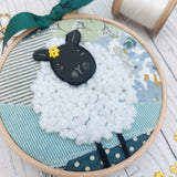 Woolly Sheep hoop art