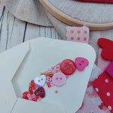 Love heart inspiration pack for slow stitching