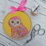 Colourful owl art