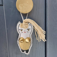 Meowdonna - fun cat ornament