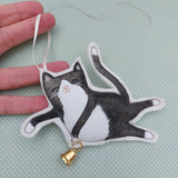 Dancing cat decoration