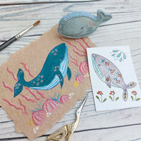 Whale gift set