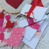 Love heart inspiration pack for slow stitching