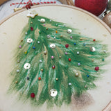 DIY Christmas tree hoop kit