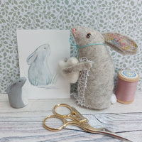 Stargazing bunny trio - handmade gift set