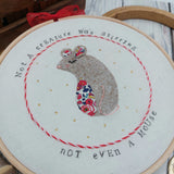 Festive mouse wall decor