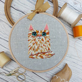 Autumnal cat art