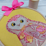 Colourful owl art