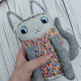 Rainbow cat decor