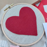 Love heart inspiration pack for slow stitching