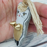 Meowdonna - fun cat ornament